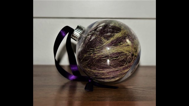 BEAUTIFUL GRASS ORNAMENTS | GRASS FILLED ORNAMENTS | ORNAMENTS WITH GRASS | ORNAMENTS GRASS FILLED