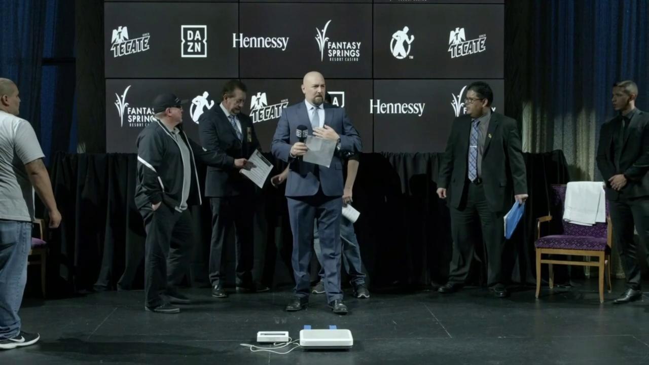 Full Weigh In - 12/13/19 GBP on DAZN Ortiz Jr. vs. Solomon