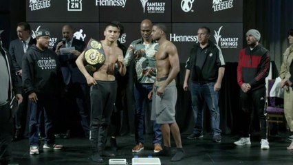 Vergil ORTIZ vs. Brad SOLOMON - Weigh In - tweet