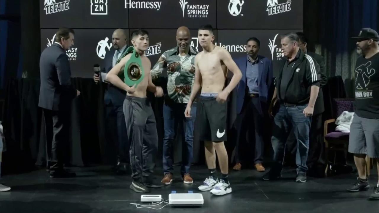 Alexis ROCHA vs. Roberto VALENZUELA Tweet