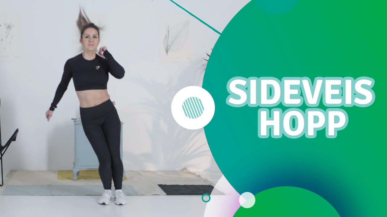 Sideveis hopp - Trenings Glede