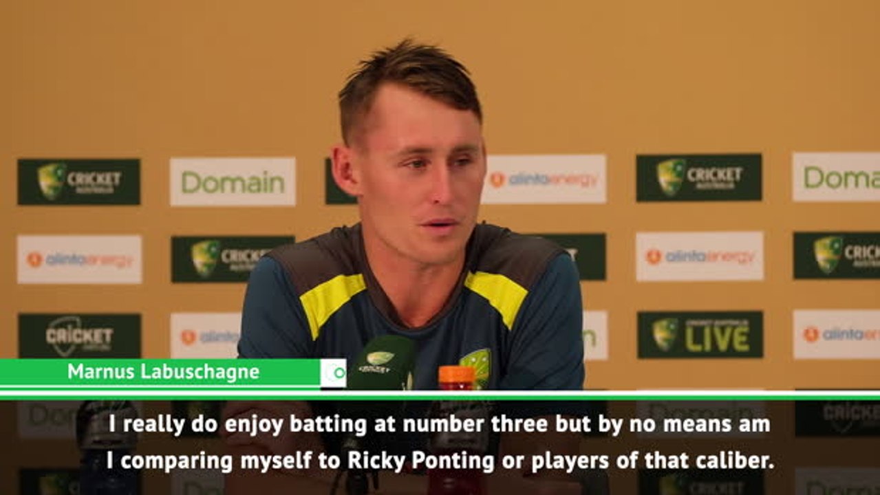 Labuschagne not comparing himself to Ponting