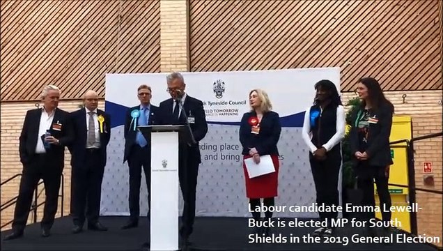 General Election 2019: Labour's Emma Lewell Buck re-elected as MP for South Shields