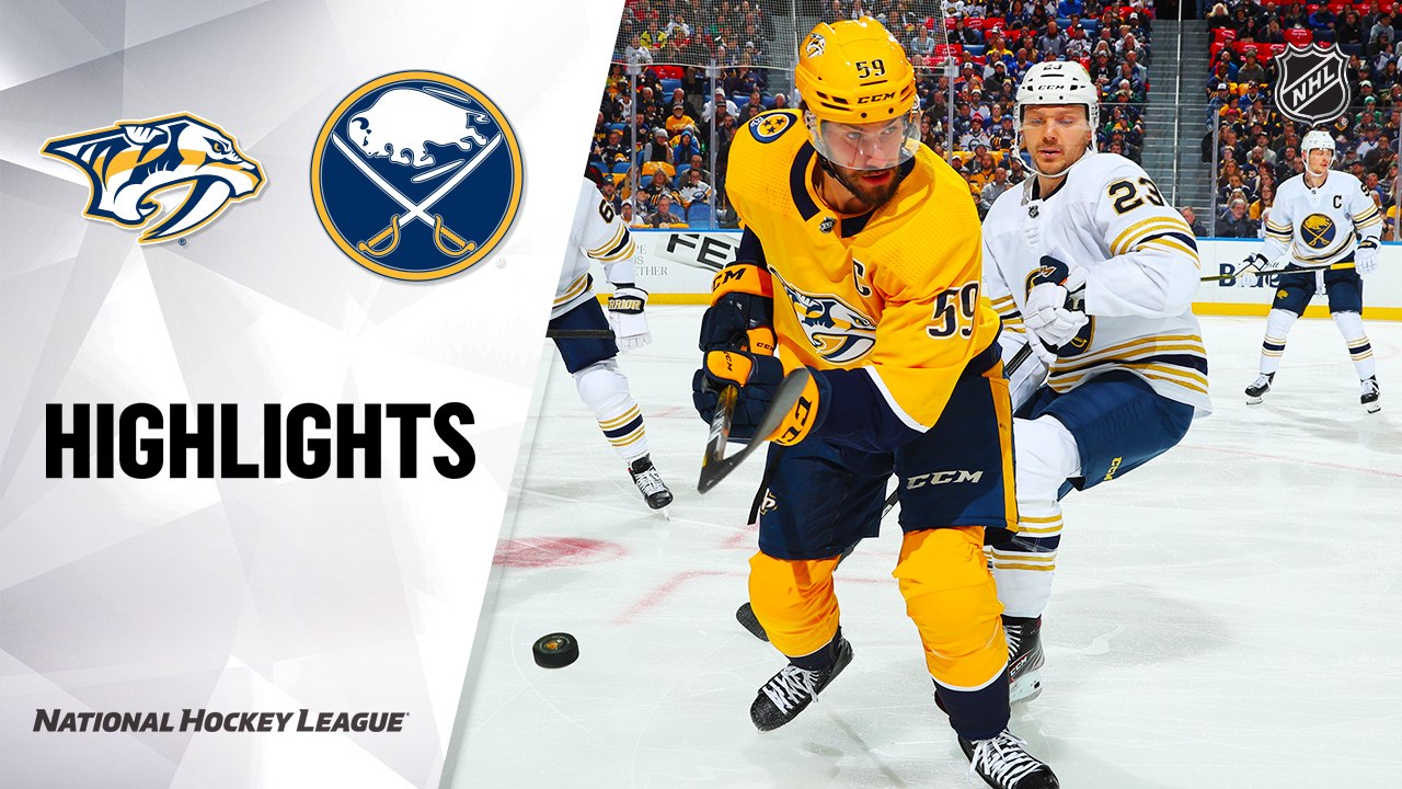 NHL Highlights | Predators @ Sabres 12/12/19