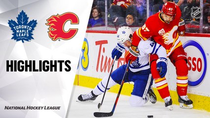 NHL Highlights | Maple Leafs @ Flames 12/12/19