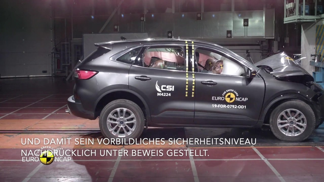 Fünf-Sterne-Maximal-Ergebnis Für Den Neuen Ford Kuga