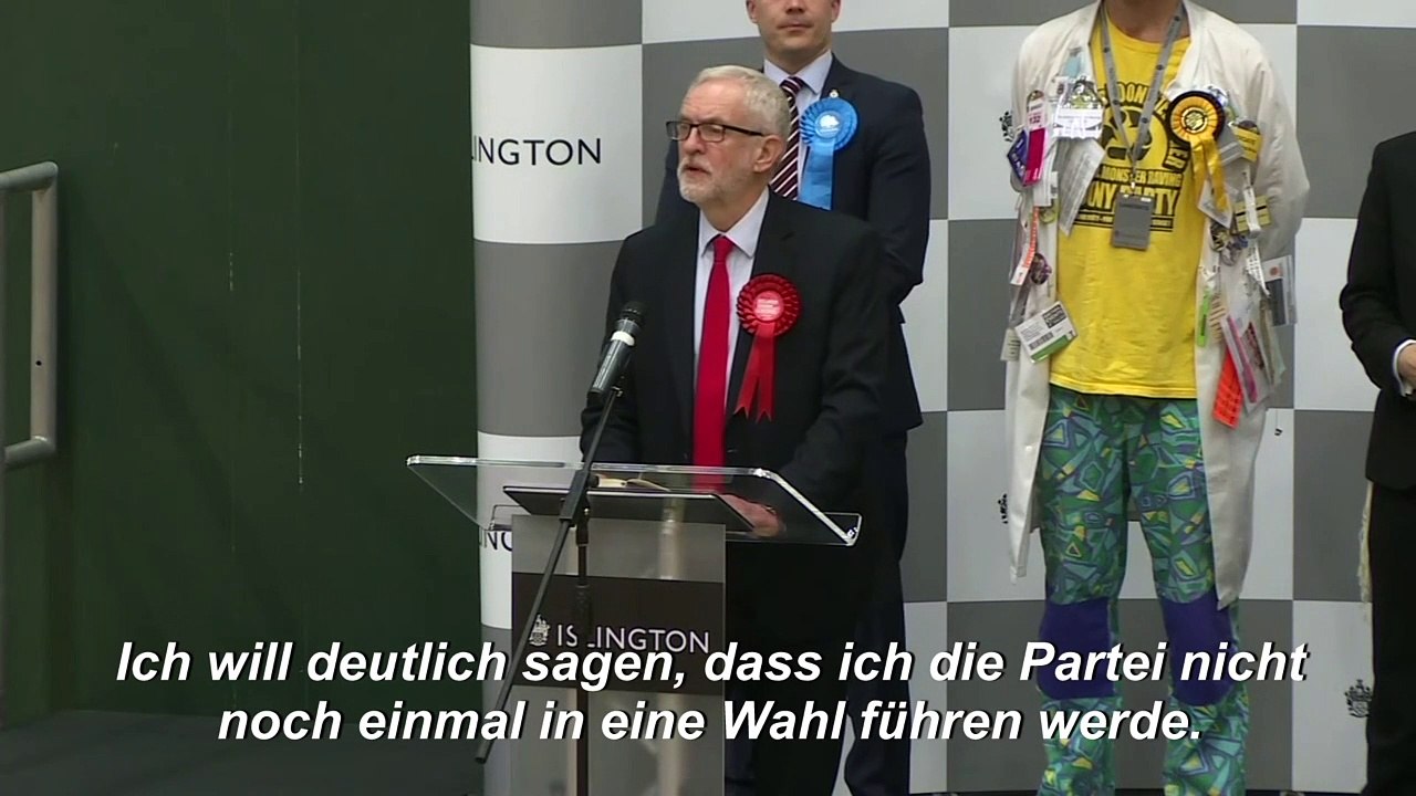 Nach Wahldebakel: Corbyn stellt Rückzug in Aussicht