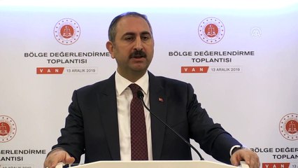 Adalet Bakanı Gül: 'Yargıya güven öncelikle yargının kararlarıyla oluşur' - VAN