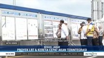 Jokowi Tinjau Proyek LRT dan Kereta Cepat Jakarta-Bandung