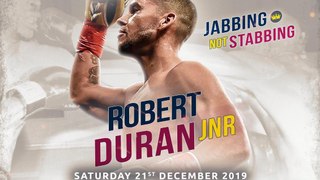 Robert Duran Jr Sends Message To UK Fans Ahead of 21st December London Fight
