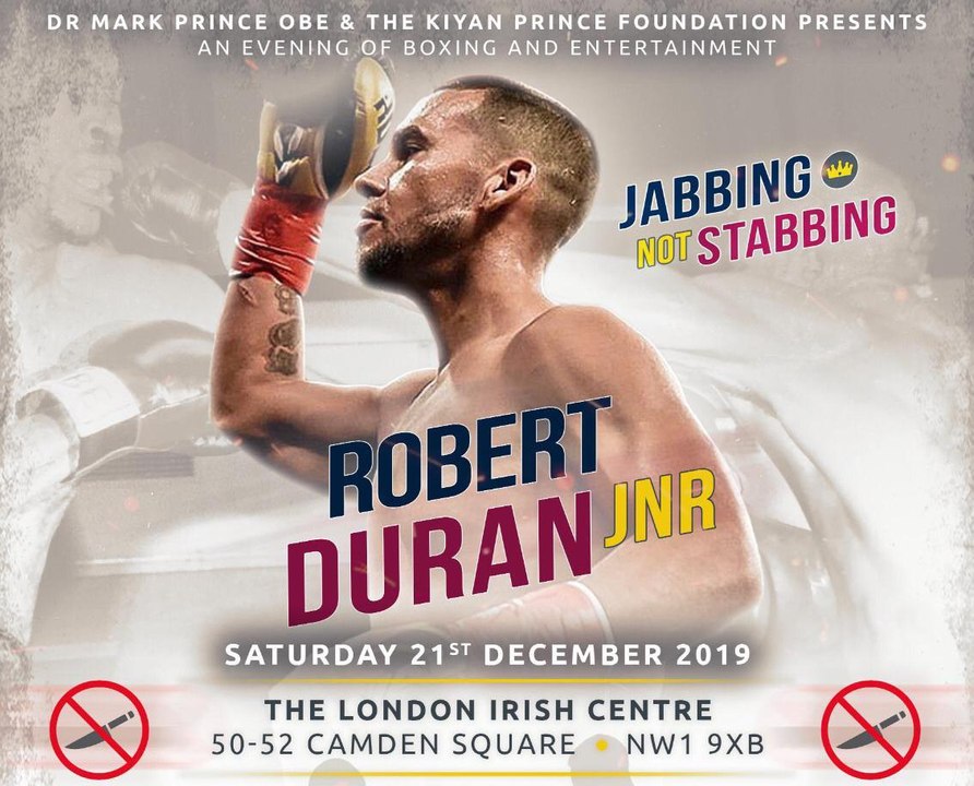 Robert Duran Jr Sends Message To UK Fans Ahead of 21st December London Fight