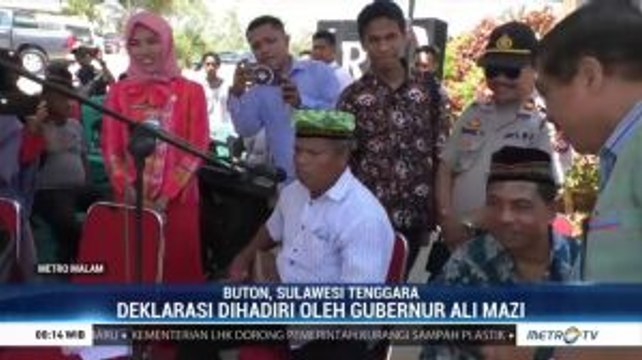 Pasca Kerusuhan, Dua Desa di Buton Gelar Deklarasi Damai