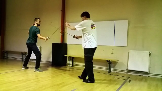Coaching escrime artistique. Frédéric TRIN