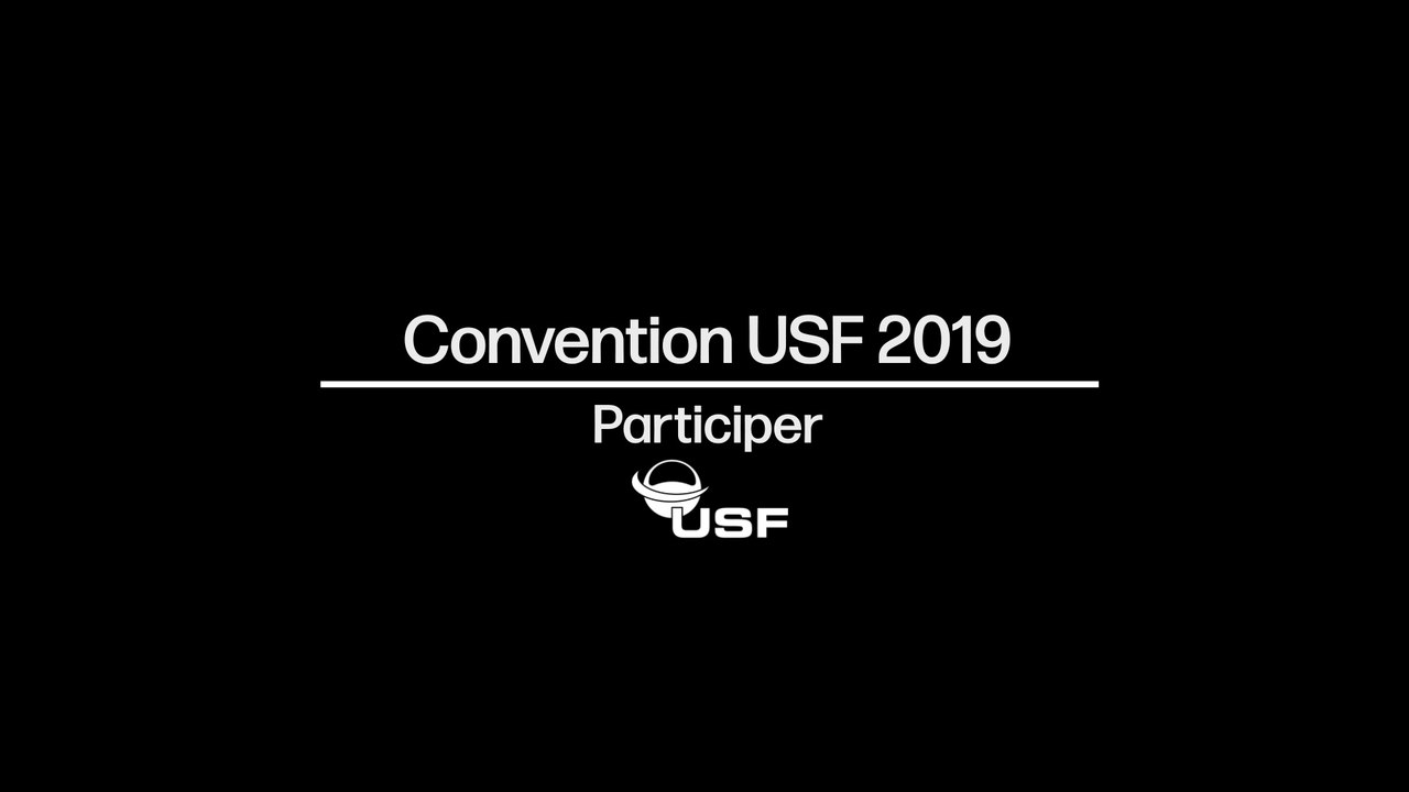 Convention USF 2019 - Micro trottoir  "Participer"