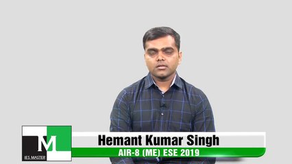 Download Video: Face to Face with Hemant Kumar (ME) AIR-8 ESE-IES 2019 IES Master