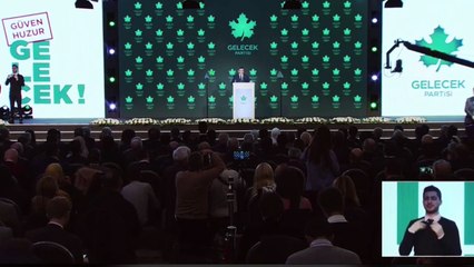 Davutoğlu, Gelecek Partisi'nin kuruluşunu ilan etti