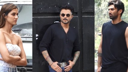 Malang Stars Aditya Roy Kapur, Disha Patani and Anil Kapoor spotted at film city