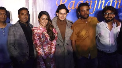 Hina khan and Priyank Sharma Screening of Music Video Raanjhana by Arijit Singh