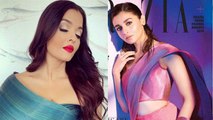 Bollywood Divas Looks Gorgeous in Metallic Saree | Bollywood Actresses Saree Look | Boldsky