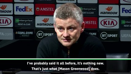 Descargar video: Greenwood like a young Rooney - Solskjaer