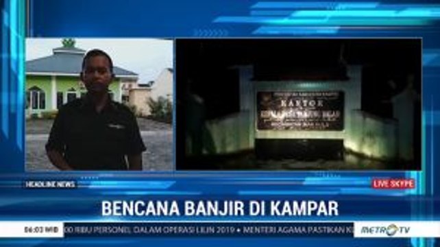 Banjir di Kampar Meluas ke 5 Kecamatan