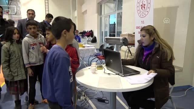 Erciş'te Türkiye sportif yetenek taraması ve spora yönlendirme projesi