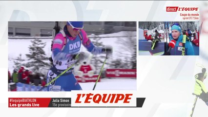 Simon «Je suis frustrée» - Biathlon - CM (F)
