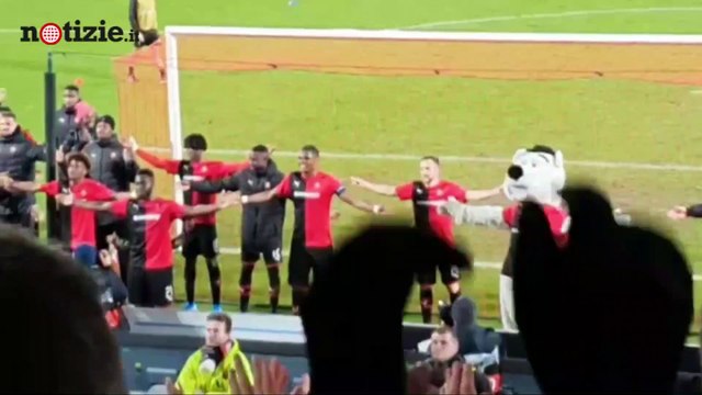 Rennes - Lazio 2-0 | I giocatori fanno partire il coro in curva | Notizie.it