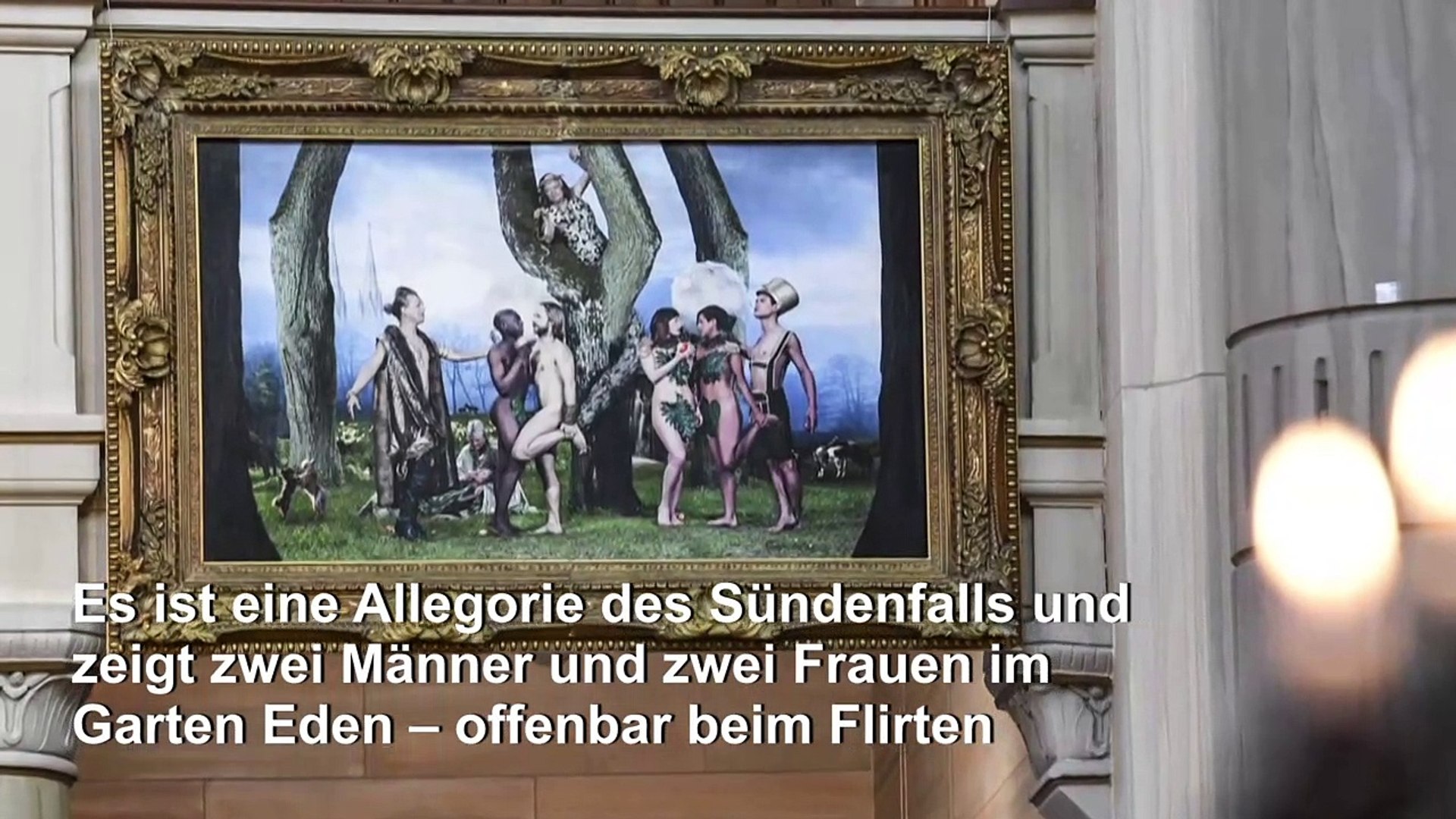 Homoerotisches Altarbild Soll Aus Kirche Verschwinden Video