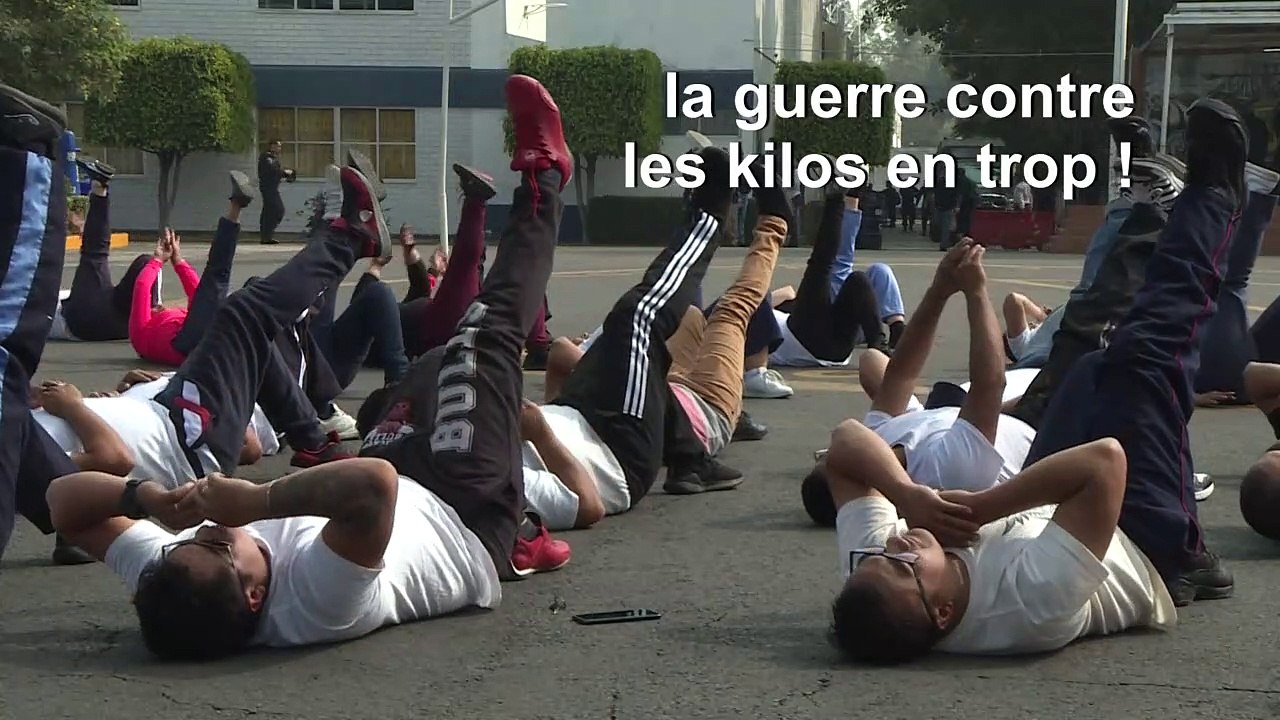 Mexico met à la diète ses policiers un peu trop enveloppés
