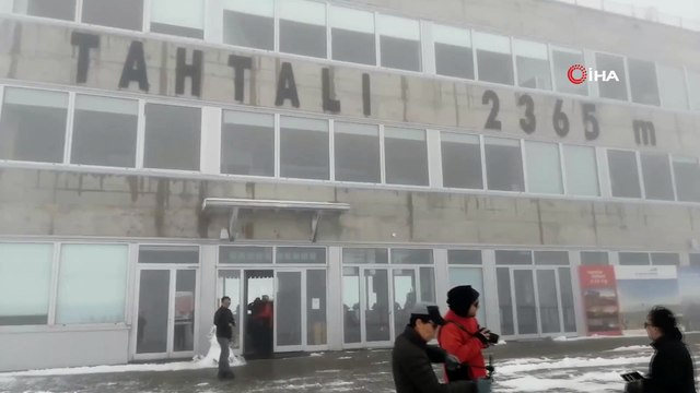 Tahtalı Dağı'nda kar keyfi