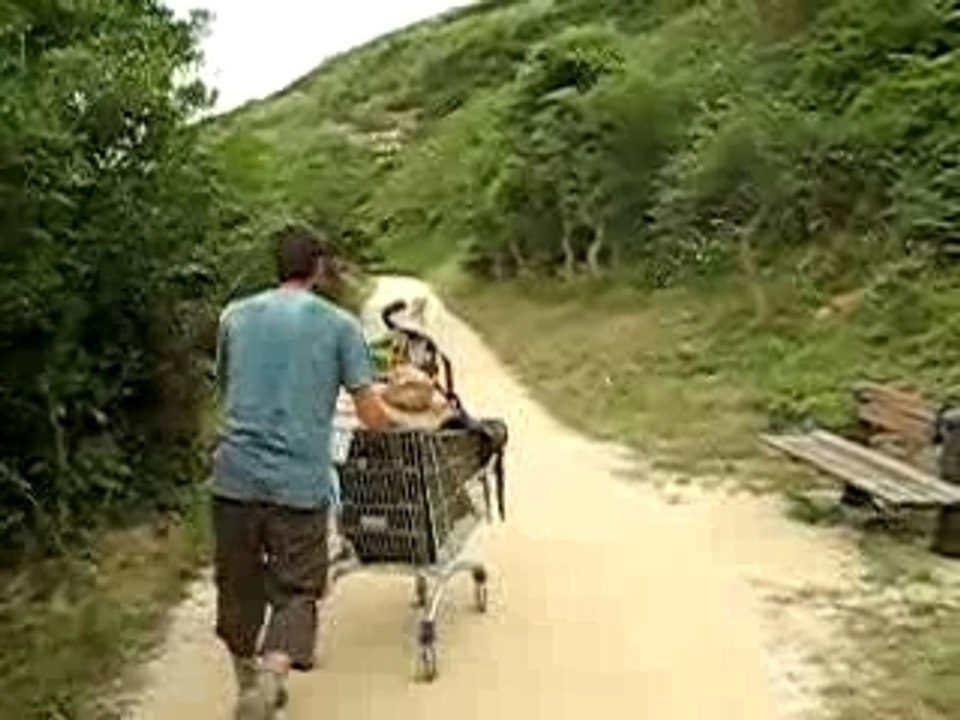 En arrivant à Zarautz