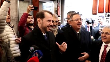Bakan Albayrak'tan pastırmacı esnafına ziyaret