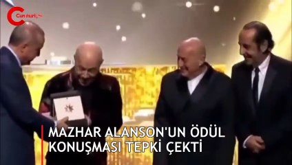 Erdoğan'ın elinden ödül alan Mazhar Alanson'a Gani Müjde'den tepki