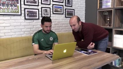 Konyasporlu futbolcular, AA'nın "Yılın Fotoğrafları" oylamasına katıldı