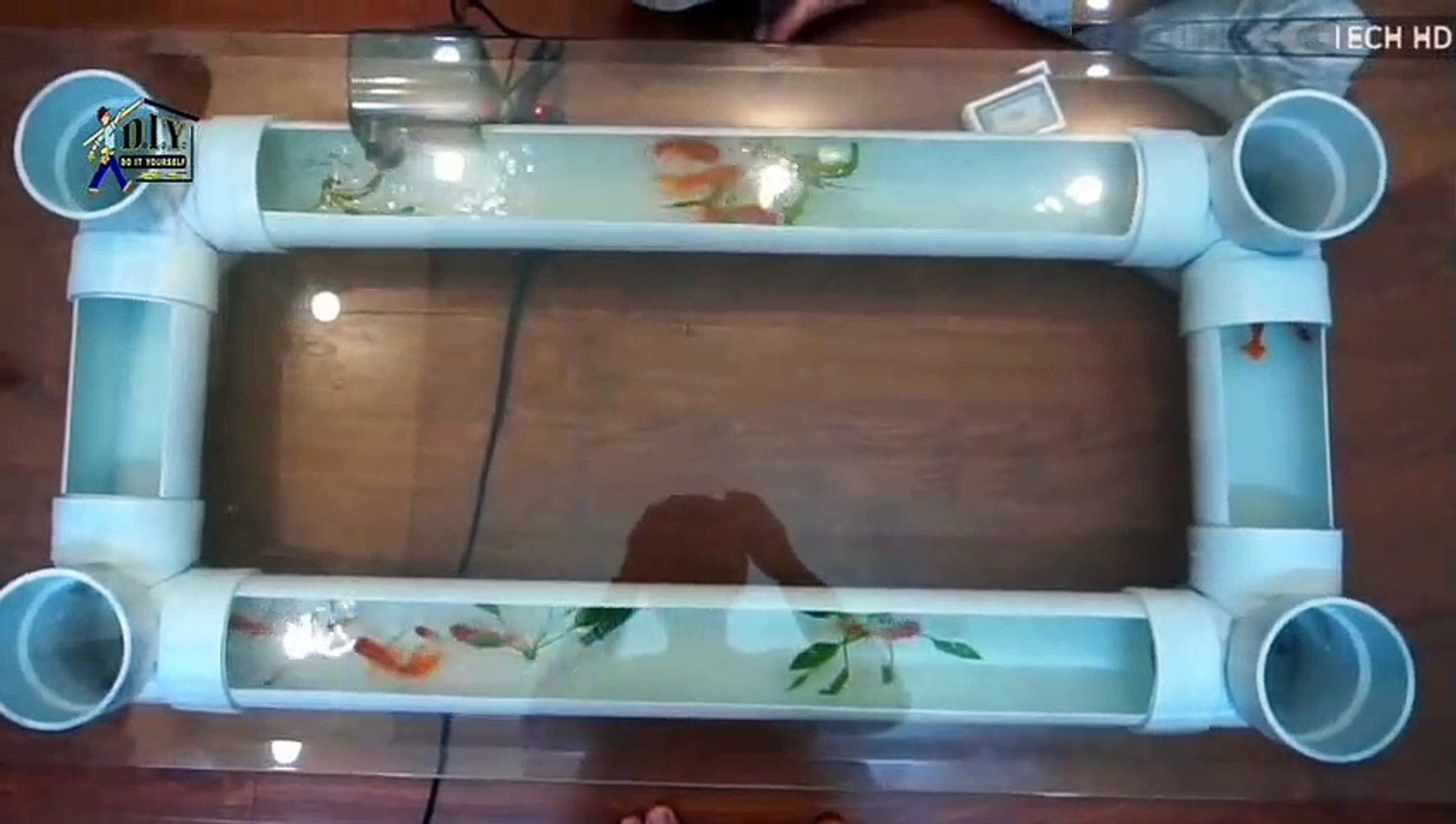 Make A Coffee Table Aquarium Using Pvc Do It Yourself Diy Vido Dailymotion