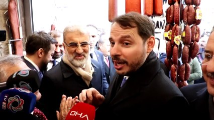 Bakan Albayrak'tan pastırmacı esnafına ziyaret - KAYSERİ