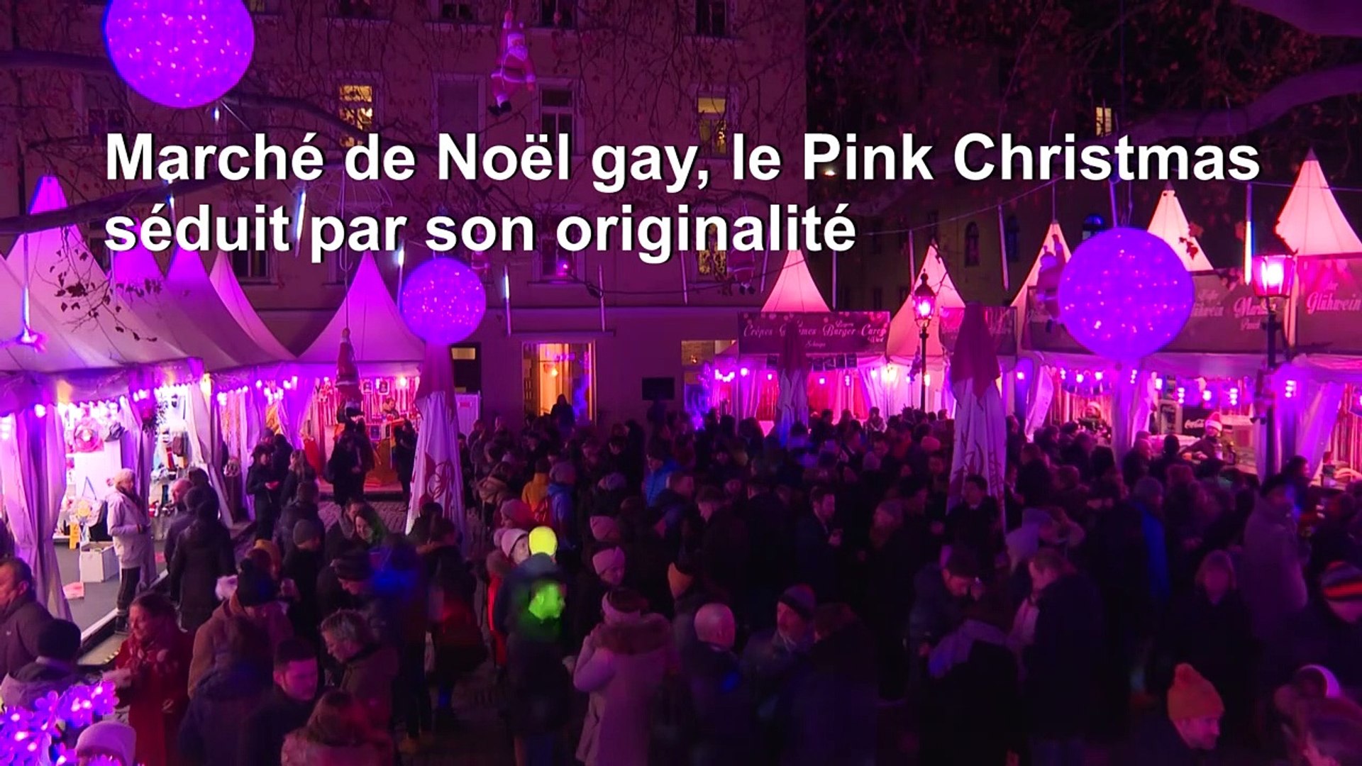 Pink Christmas": le marché de Noël gay de Munich détonne - Vidéo Dailymotion