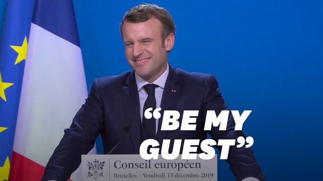 Be my guest lance Macron à Johnson en vue d'un accord post-Brexit