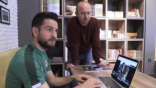 Konyasporlu futbolcular, AA'nın 'Yılın Fotoğrafları' oylamasına katıldı - KONYA