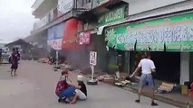 Scenes of panic on streets as earthquake hits Philippines