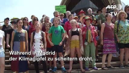 Flashmob in Sydney für das Klima