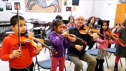 Une classe orchestre à l'école Camille-Claudel de Bar-le-Duc