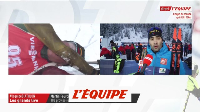 Fourcade «Un peu en colère contre moi-même» - Biathlon - CM (H)
