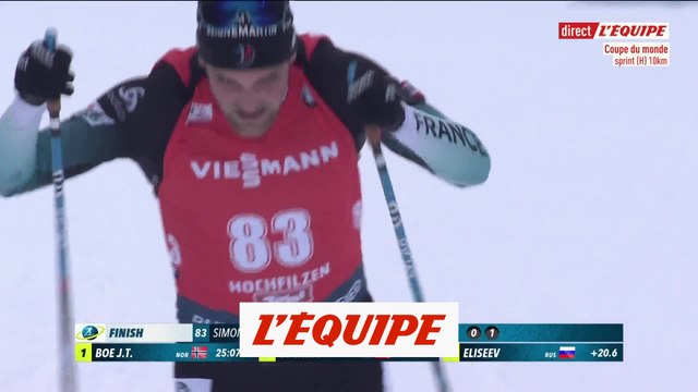 Desthieux deuxième du sprint derrière Johannes Boe - Biathlon - CM (H)