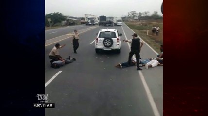 Dos policías en servicio activo involucrados en un robo a mano armada en Daule