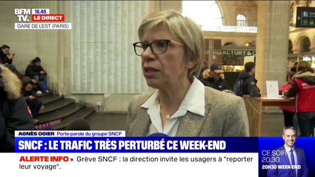 Agnès Ogier (SNCF): Pour ce qui est des TER on aura 3 circulations sur 10 essentiellement par bus et 1 Transilien sur 6