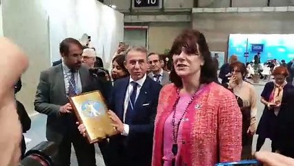 Costa - Cerimonia per il passaggio di consegna tra cop25 e cop26 (13.12.19)