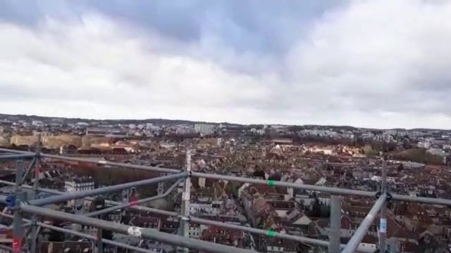 Besançon : la vue depuis la cathédrale Saint-Jean