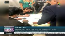 Gobierno de Argentina otorga asilo a Evo Morales